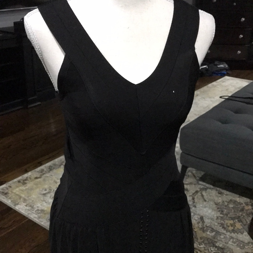 Black Bebe maxi dress